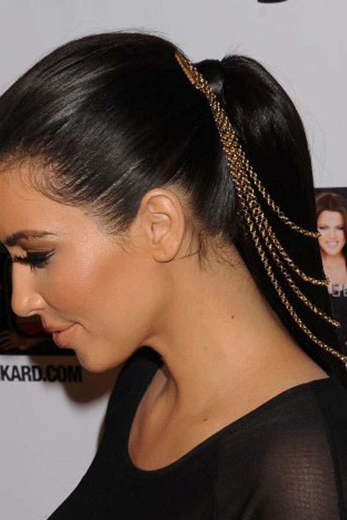 Belle Noel by Kim Kardashian 14KT Gold Honey Hexagon Hair Comb